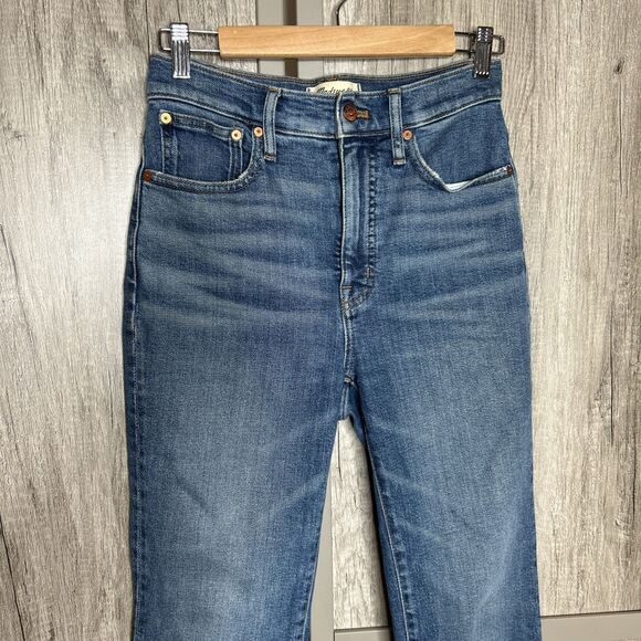 Madewell Slim Demi Boot Jeans High Rise Size 25 - Picture 2 of 9
